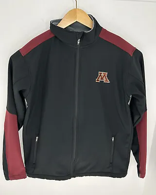 Minnesota Golden Gophers Jacket Mens Large NCAA Full Zip Football Godly L • $10.88