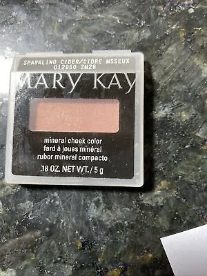 Mary Kay Mineral Cheek Color **Sparkling Cider** LOT OF 1 + Brush See Pics New • $29.95