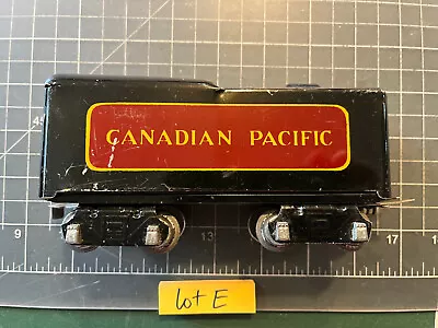 Marx Train NICE Canadian Pacific TENDER W/ ONE WAY ONE-WAY COUPLERS Lot E • $49.95