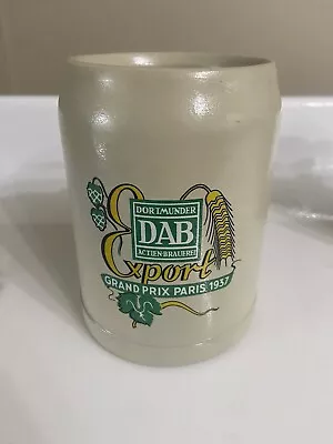 Vintage Mug - German Beer DAB Dortmunder ~ Grand Prix Paris 1937 0.5L • $17.50