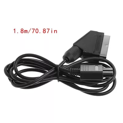 1.8m Video AV A/V TV Scart Plug Cable For 64 N64 SNES For NTSC • $17.73