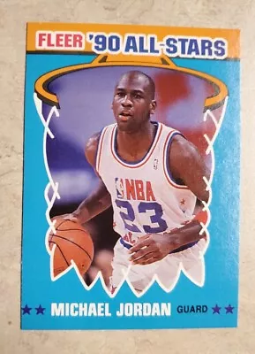 1990-91 Fleer Michael Jordan #5 Chicago Bulls All-Stars Sticker NM Near Mint • $8.99