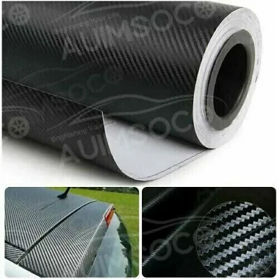 $19.76 • Buy ForCarbon Fiber Leather Style Scuff Plate Door Sill Cover Threshold Step Guard