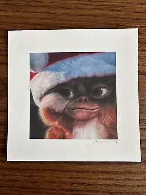 Ashton Gallagher - Gremlins Gizmo  Portrait Signed Movie Art Print BNG | Mondo • $39.99