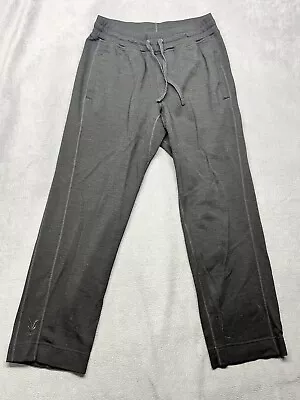 Ibex Wool Pants Men’s Sz L Black W/ Stitching Pockets Athleisure Sport • $75