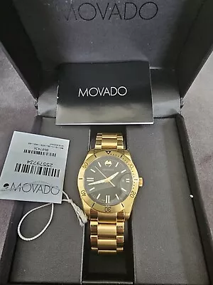 Movado 0607436 Men's Movado Sport  Gold-Tone Quartz Watch • $339.99