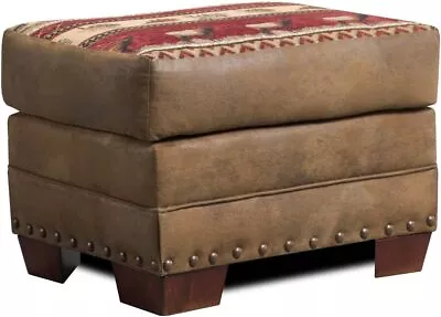 American Furniture Classics 8500-10 Sierra Lodge Ottoman Brown  • $287.30