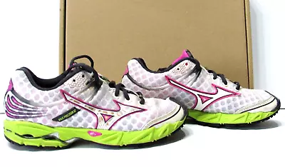 Mizuno Wave Precision 12 Running Shoes Womens Size 7.5 White Athletic Sneakers • $27.64