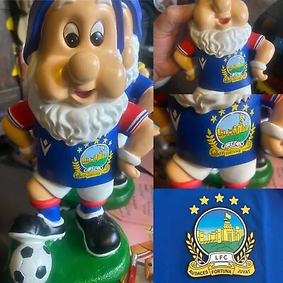 Hand Painted Football Garden Gnomes Choose Your Team & Personalise Bespoke Gift • £44.99