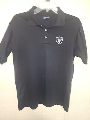 Las Vegas Raiders Polo Shirt Oakland Button Golf Chest • $14.50