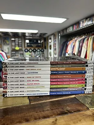 Y The Last Man Vol 1-10 TPB Book Lot DC Vertigo Comics Complete Series Set Trade • $60