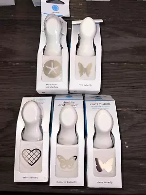 Lot Of 5 Martha Stewart Punches Sand Dollar Heart Butterflies NEW • $30