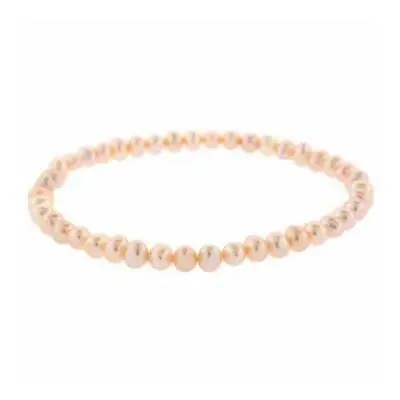 Freshwater Cultured Pink Pearl Stretch Bracelet • $10.85