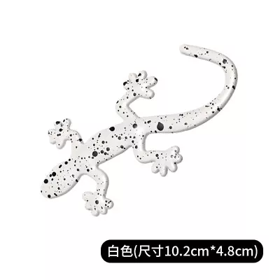 2PC Car Decoration Colorful Spotted Gecko Car Sticker Colorful Metal Decal • $11.30