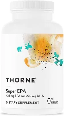 Thorne Research Super EPA Concentrated Omega-3 Fatty Acid Supplement 90 Gelcaps • $63.95