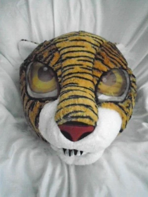 $19.99 • Buy GIANT TIGER HEAD Dan Dee MASK Plush MASCOT Cosplay ADULT Halloween COSTUME NEW