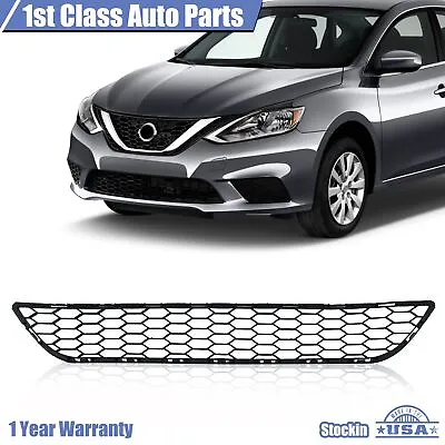 Bumper Face Bar Lower Grille  Fits 2016-2018 Nissan Sentra NI1036107 622543YU0A • $15.09