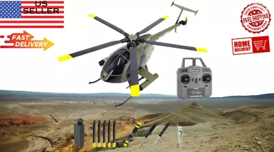 Helicopter Rc Army Remote Control Helicopters S51h 2.4 Ghz Military New Us Tomah • $278