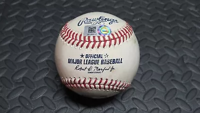 2020 Jose Iglesias Baltimore Orioles Game Used Single Baseball! 1B Hit! Braves • $61.74