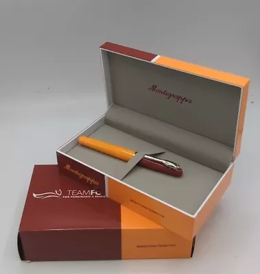 New MONTEGRAPPA Tulip Team Fox- Parkinson's ISTXR5AO Luxury Fountain Pen - Broad • $124.98