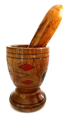 WOODEN MORTAR & PESTLY X MOFONGO PILON Y MACETA PARA MOFONGO MOJITO EN MADERA M1 • $34.99