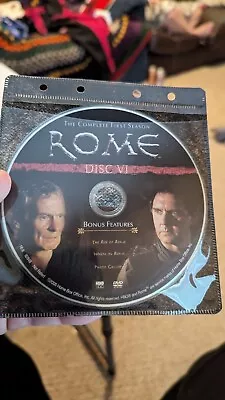 Rome: Season 1 Disc 6 DVD (Replacement Disc+Sleeve ONLY) • $2.53