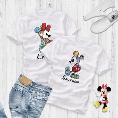 $28.45 • Buy Mickey Mouse T Shirts Minnie Mouse Disney Couple Disney Family Disney Vacation
