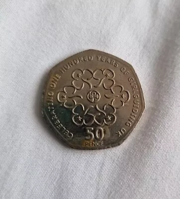 50p Coin Girlguiding 2010 • £1