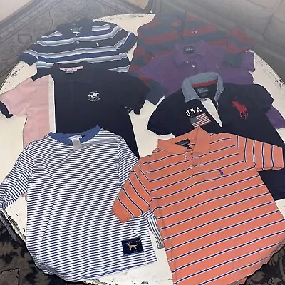 Lot Of 7 Boys Tops Polo Vineyard Vines Janie And Jack All Size 5T • $29