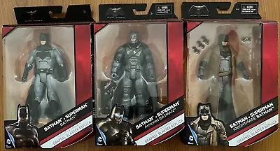 DC COMICS MULTIVERSE BVS Batman + Armored + Knightmare 3 Figures No Grapnel Part • $104.99