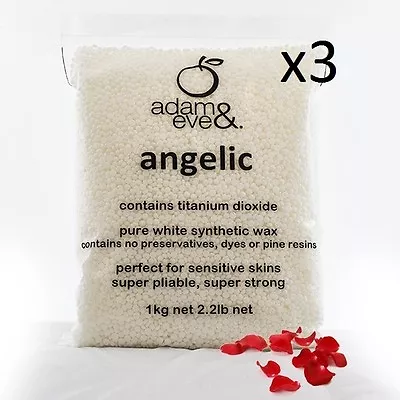 3*1kg  Adam & Eve Jax Wax Premium Angelic Beaded Hot Wax - Waxing Hair Removal • $98.50