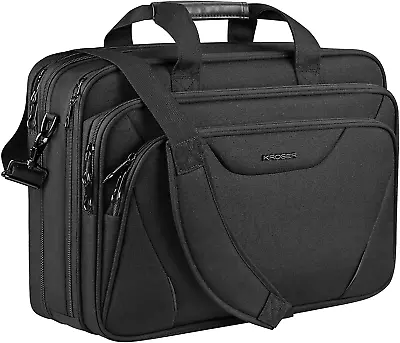 18  Laptop Bag Premium Laptop Briefcase Up To 17.3 Inch Laptop Expandable Water- • $59.92