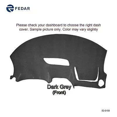 Dark Grey Dashboard Pad Dash Cover Mat For 1993-1996 Pontiac Firebird /Trans AM • $29.99