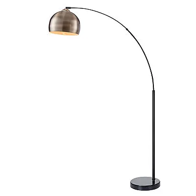 £99.99 • Buy Teamson Home Standard Arc Curved Floor Lamp, Modern Lighting, Antique Brass