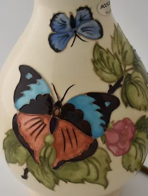 Rare Moorcroft Pottery Lamp Base Lampbase Butterfly Butterflies • $197.88