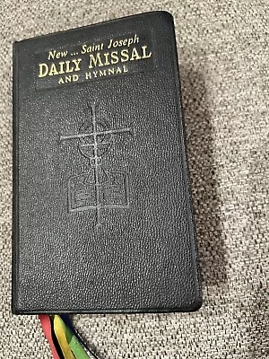 Vintage Missal New Saint Joseph Daily Missal And Hymnal 1966 Catholic Religious • $24.80