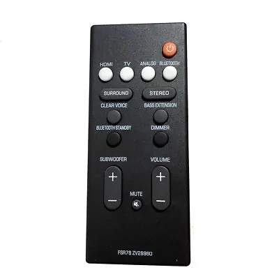 Audio Speaker Soundbar Remote Control For YAMAHA YAS-106 107 207 FSR78 ZV28960 • $14.71