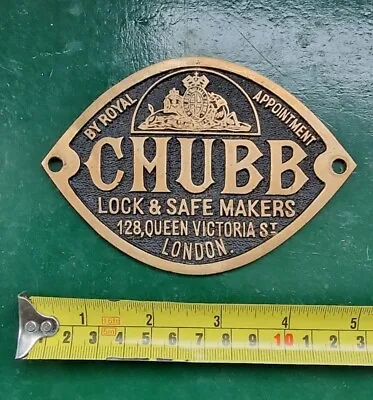 £28.99 • Buy Safe Plaque Safe Plate Chubb