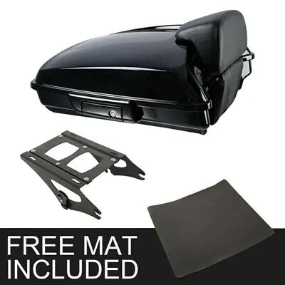 Black 5.5  Razor Pack Trunk Mount Rack Fit For Harley Tour Pak Road Glide 14-23 • $231.99