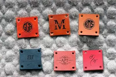 $26.99 • Buy Personalized Square Labels For Crochet Items, Handmade Product Tags (set Of 20)