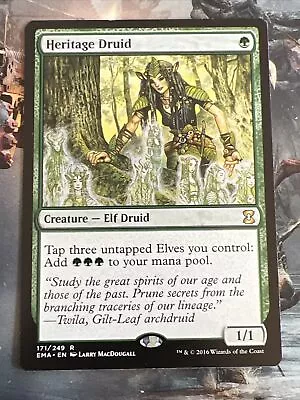 1x Heritage Druid Eternal Masters LP MTG Magic The Gathering X1 MKE • $3.73