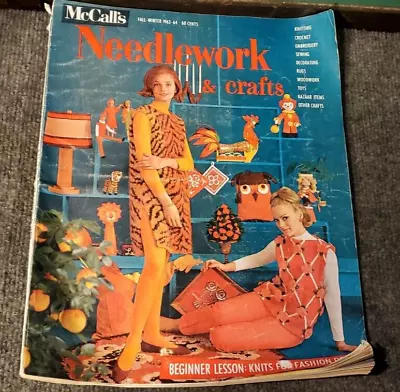 McCall's Magazine Needlework & Crafts 1963-64 Fall/Winter Beginners Lessons  • $6.99