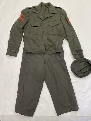 USMC Marine Ike Jacket & Pants (1940s/50s) • $49.99