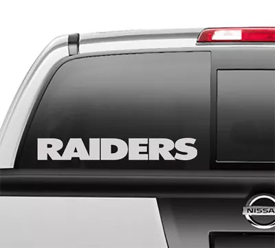 Las Vegas Raiders Oakland Window Sticker Vinyl Decal Any Size Any Color • $9.50