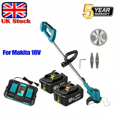 For Makita LXT 18v Lithium Ion Cordless Grass Line Trimmer Strimmer W/Battery • £29.99