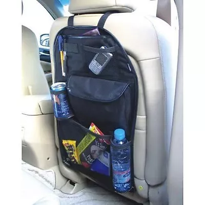 Car Back Seat Organiser Multi Pocket Storage Travel Tidy Bag Holder Kids Toys UK • £3.97