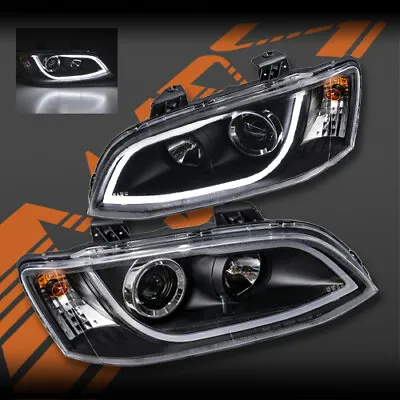 $599.99 • Buy Black LED 3D DRL Head Lights For Holden Series 2 VE Commodore SV6 SV8 SS-V Omega