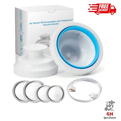 $10.75 • Buy Mason Jar Vacuum Sealer Kit For Foodsaver Food Saver Jar Sealer Attachment Fo...