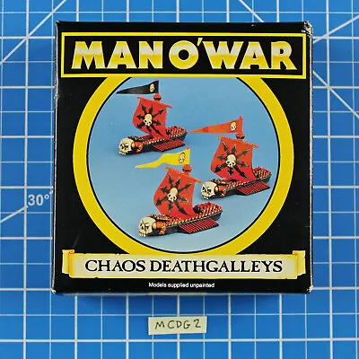 Man O War Chaos Deathgalleys - OOP - Games Workshop Manowar Death Galleys Ships • $68.95