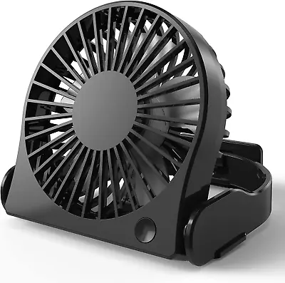 $21.18 • Buy Mini Desk Fan, USB Operated Fan With 4 Speeds, Strong Airflow, Ultra Quiet Opera